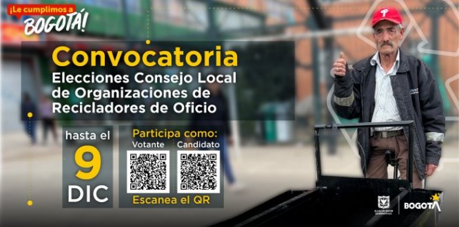 Elecciones Consejo Local de Organizaciones de Recicladores de Oficio