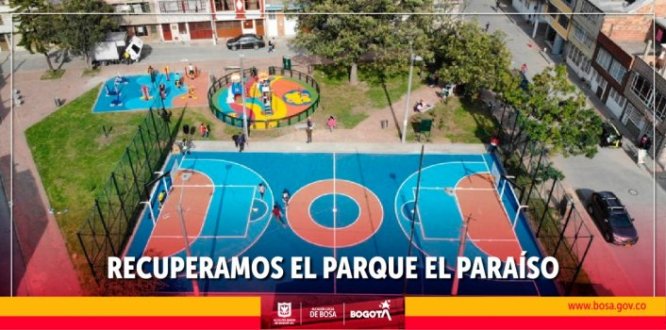 Recuperación del parque El Paraíso en Bosa, beneficiará a 1.500 ciudadanos