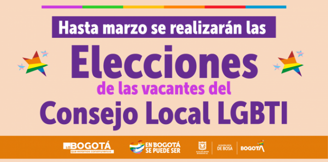 Abierto el proceso de elecciones de vacancias Consejo Local LGBTI
