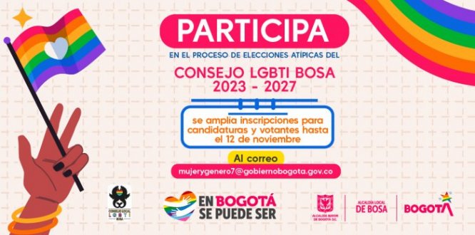 Ampliación de fechas - Elecciones Consejo Local LGBTI