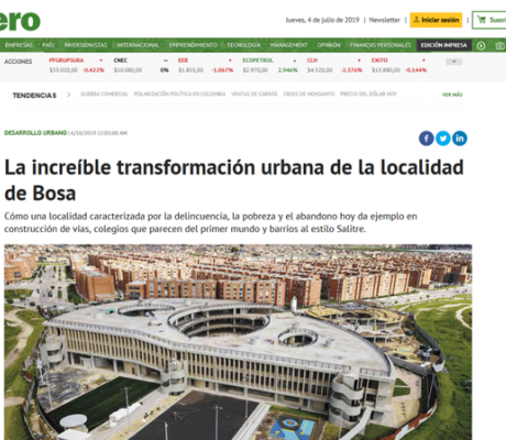 La increíble transformación urbana de la localidad de Bosa 