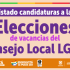 Listado de candidaturas a las elecciones de vacancias del Consejo Local LGBTI