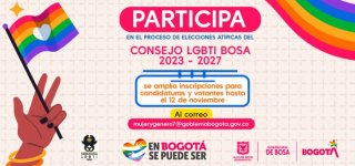 Ampliación de fechas - Elecciones Consejo Local LGBTI